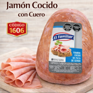 FIAMBRE COCIDO de PATA Bolón c/cuero
